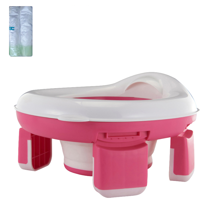 Inodoro plegable de entrenamiento para pañales babyalina C435 rosa