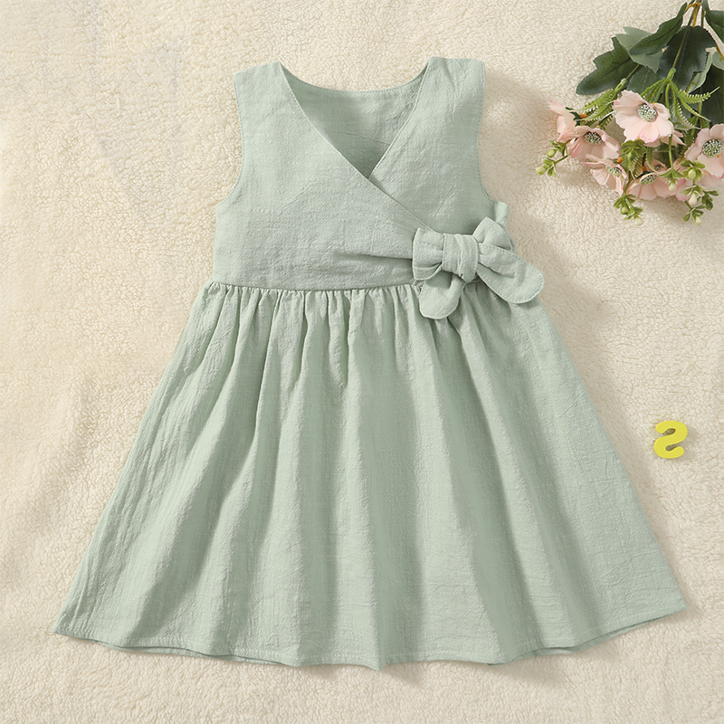 babyalina Ropa Bebé Complementos Vestido Niña F004 Verde Claro