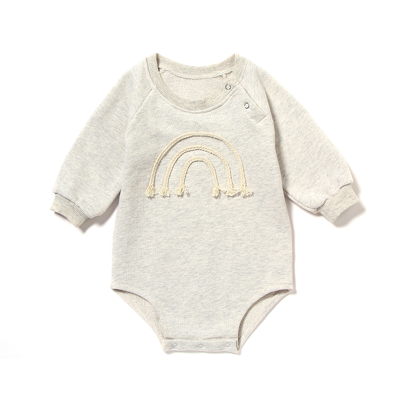 babyalina ropa bebe complementos mono bebe F001 beige + cuerda algodon