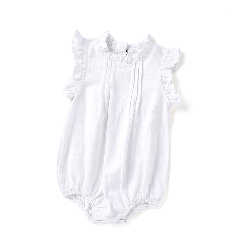 babyalina ropa bebe accesorios mono bebe F002 blanco