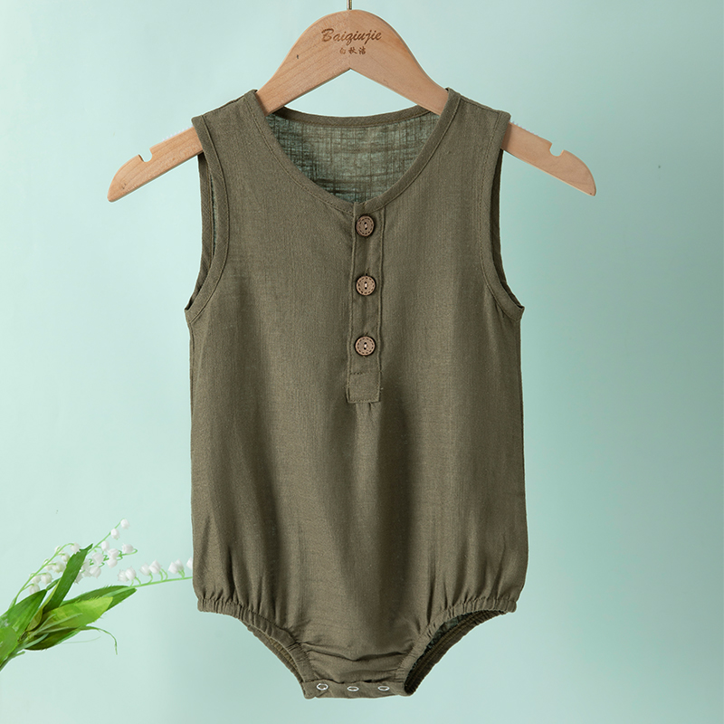 babyalina ropa bebe complementos mono bebe F005 verde militar